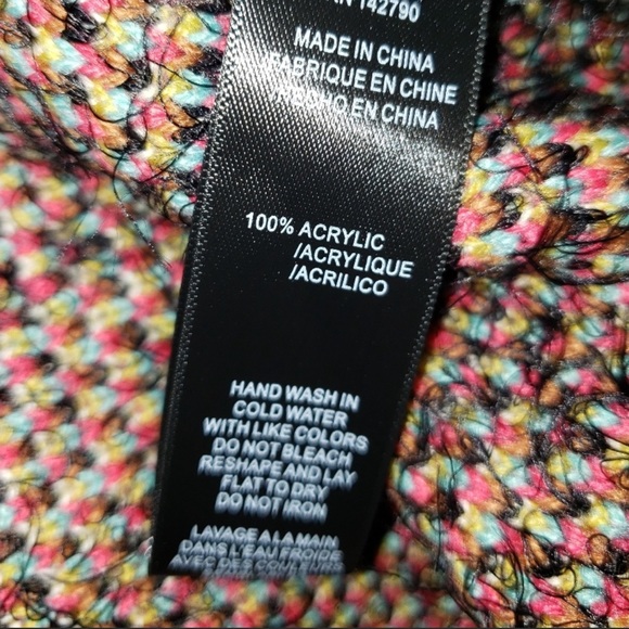 MAXSPORT LA Oversized Aztec Hooded Cardigan Sweater L NWT - Picture 4 of 7